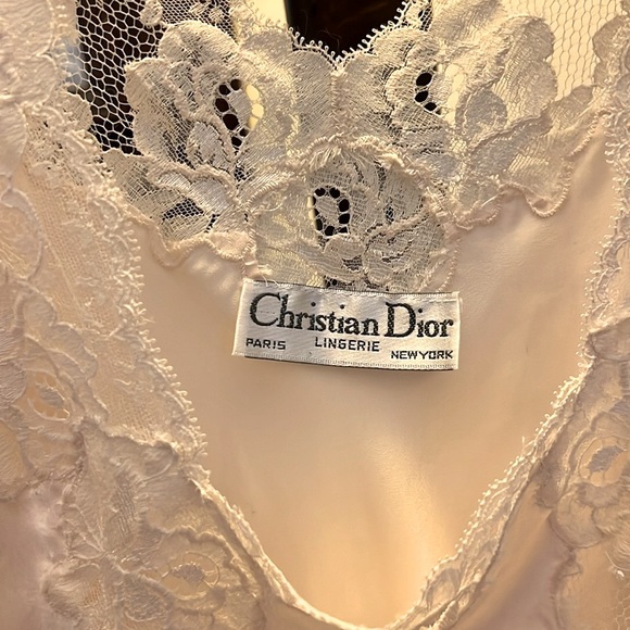 Christian Dior Soft Ruffle Silky Nightgown - Picture 2 of 13
